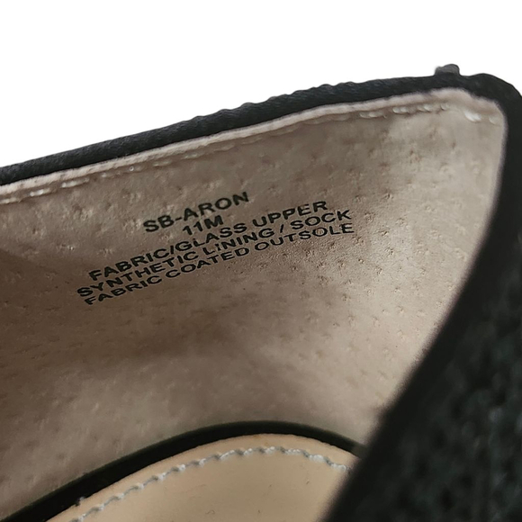 Women's Betsey Johnson Aron Black Rhinestone Loafers Size 11 - Picture 6 of 6